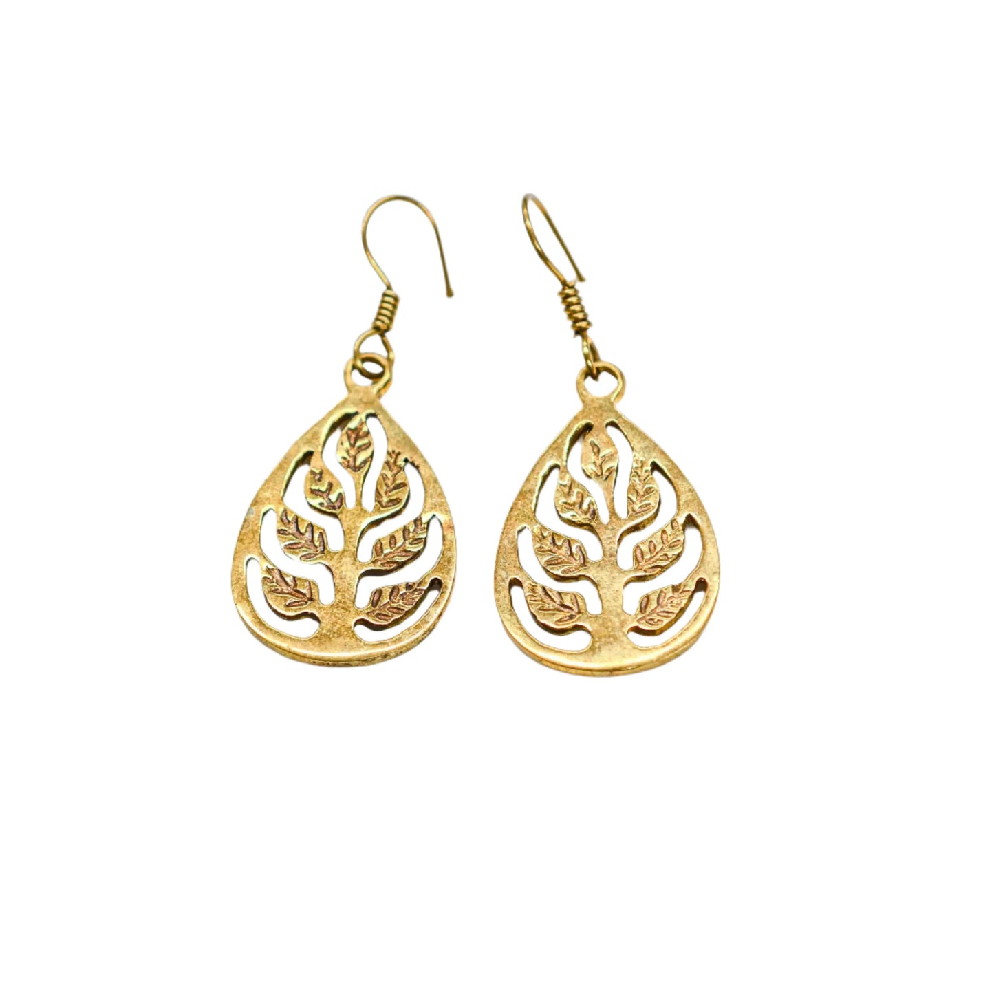 Leaf Bullet Earrings Khmer Life