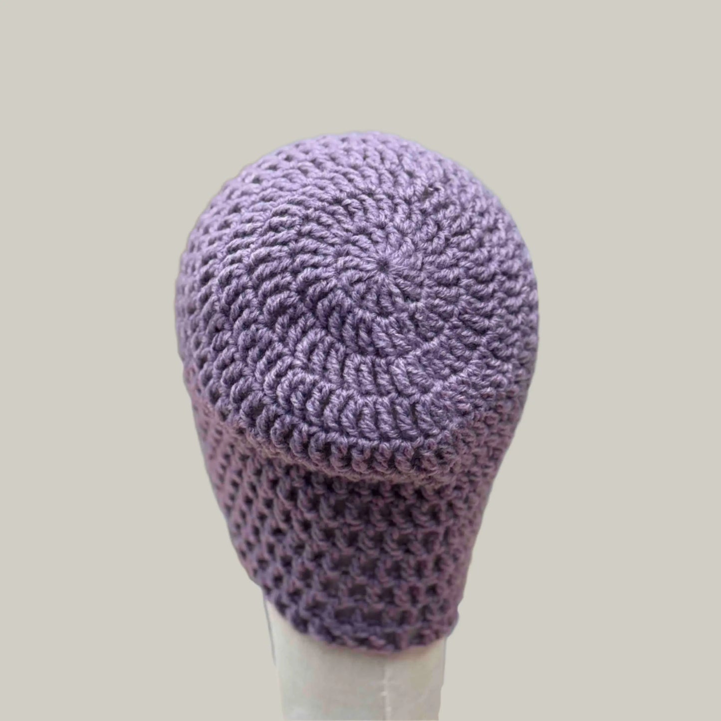 Maeve Treble Crochet Long Adult Beanie 51-70cm H 24cm HeyBou - Made by Lisa