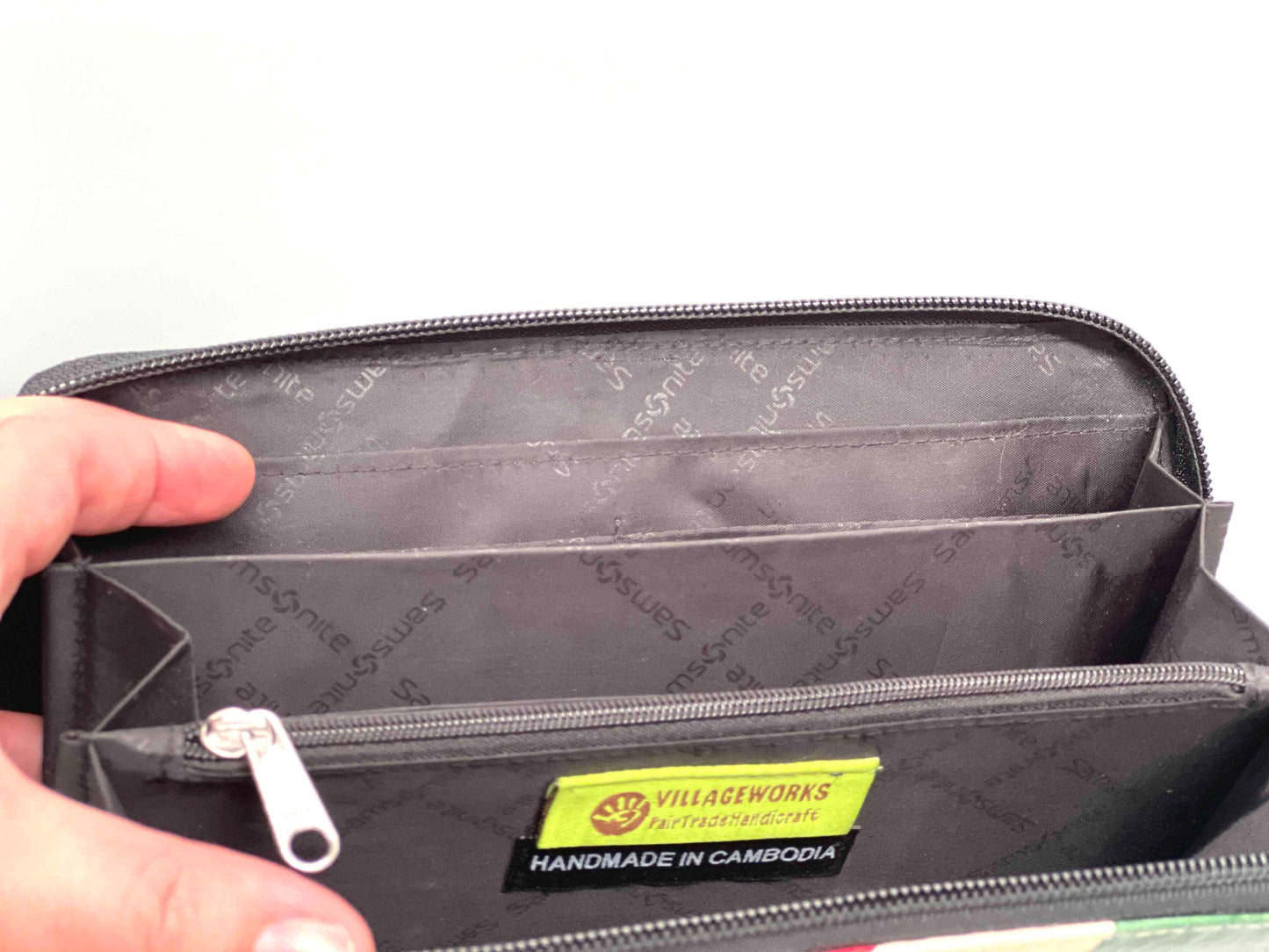 Cement Bag Recycled Wallet Village Works