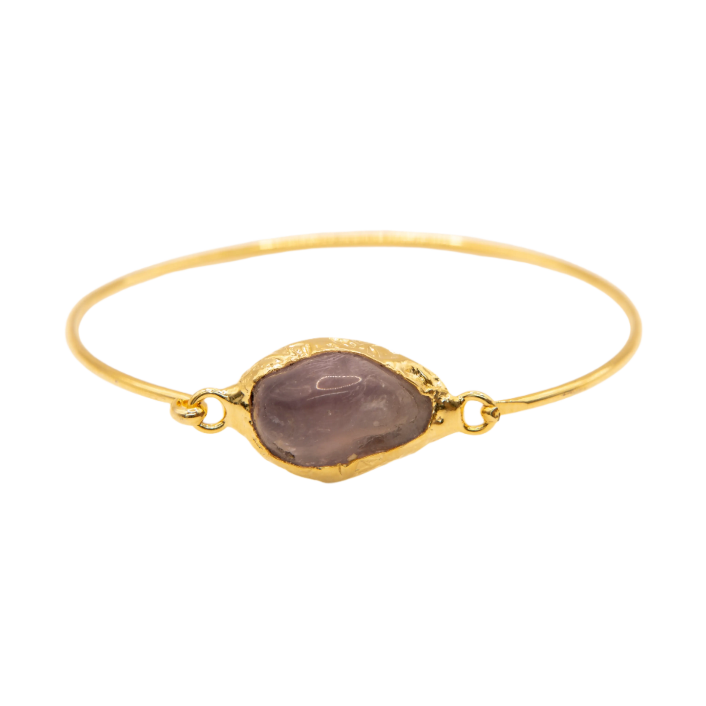 Gold Plated Amethyst Stone Bracelet Hey Bou