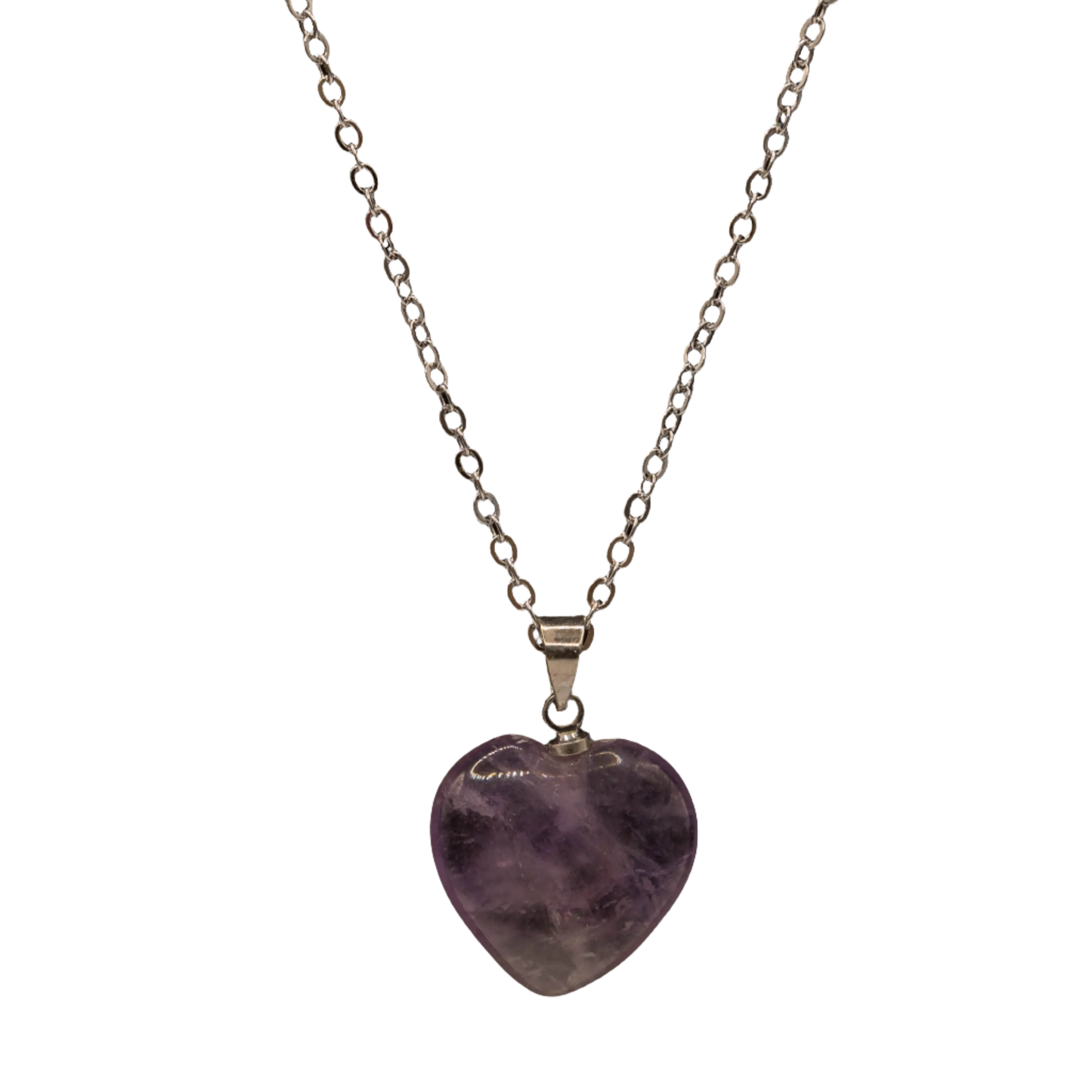 Amethyst Heart Necklace Hey Bou