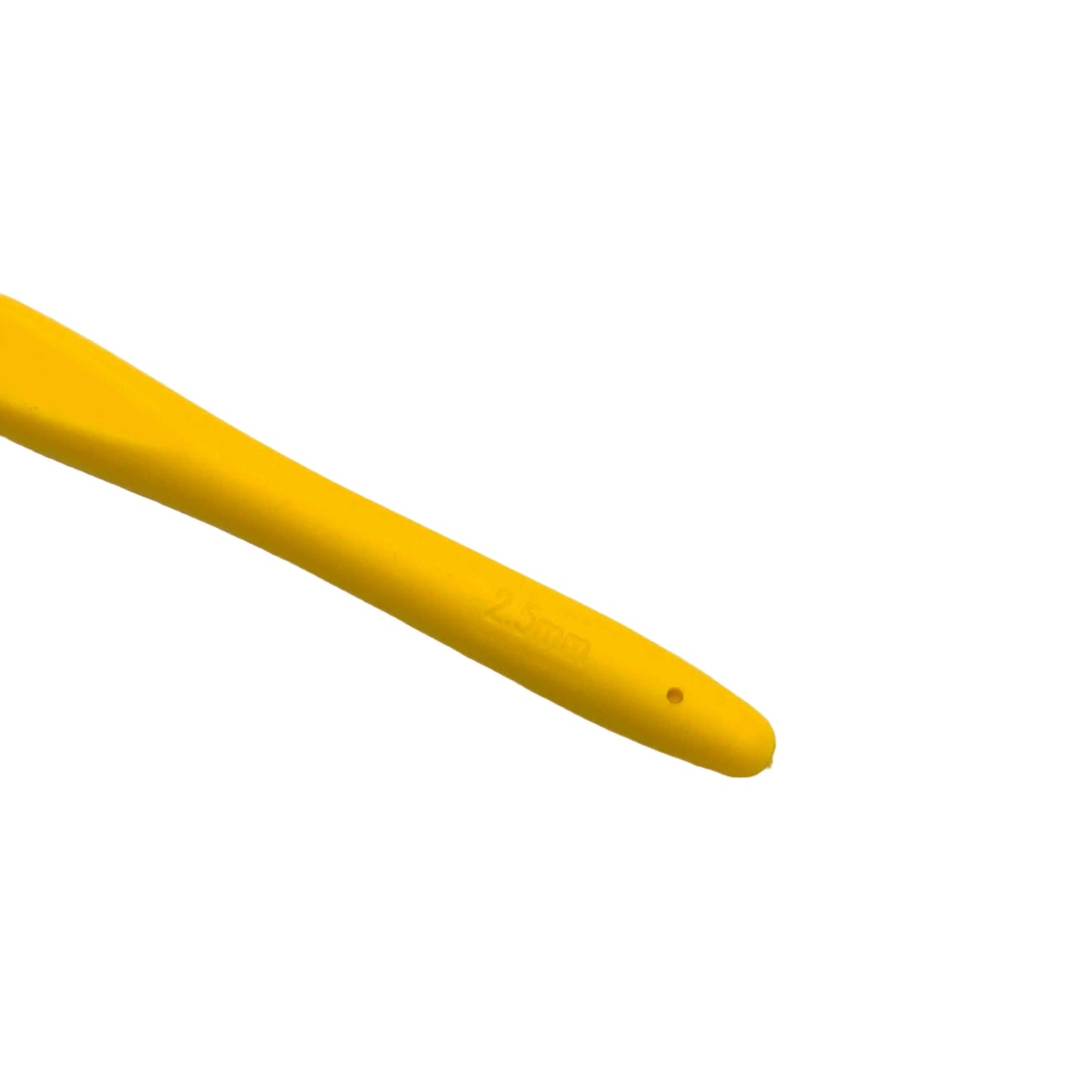 2.5mm Ergonomic Silicone Handle Aluminium Crochet Hook