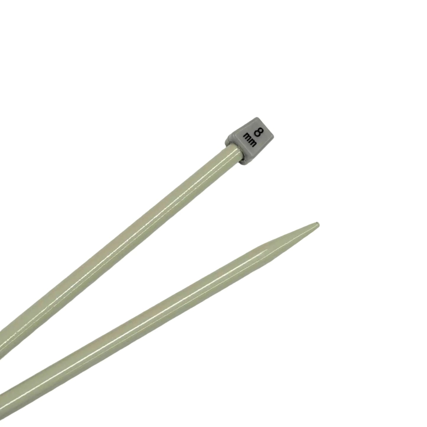 8mm Aluminium Knitting Needles, 35cm long
