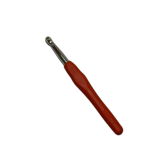 9mm Ergonomic Silicone Handle Aluminium Crochet Hook HeyBou