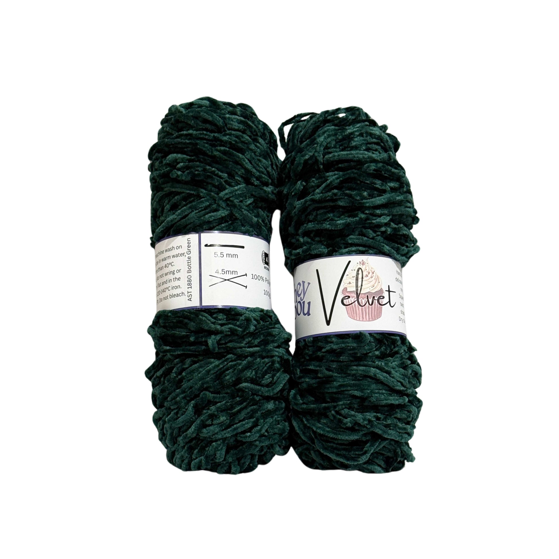 Velvet Yarn, 100% Polyester, 100g ball HeyBou