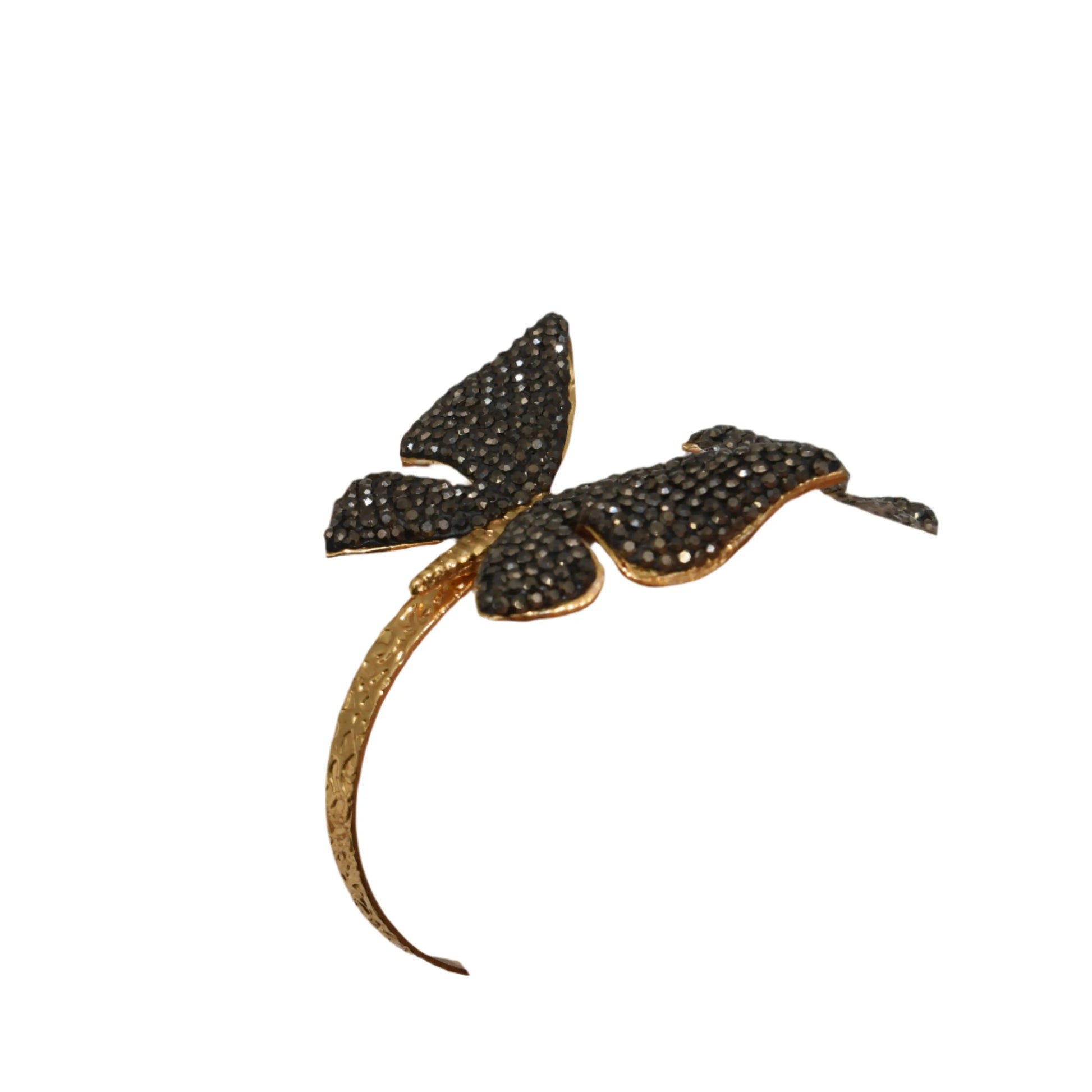 Black Zirconia Butterfly Bracelet Hey Bou
