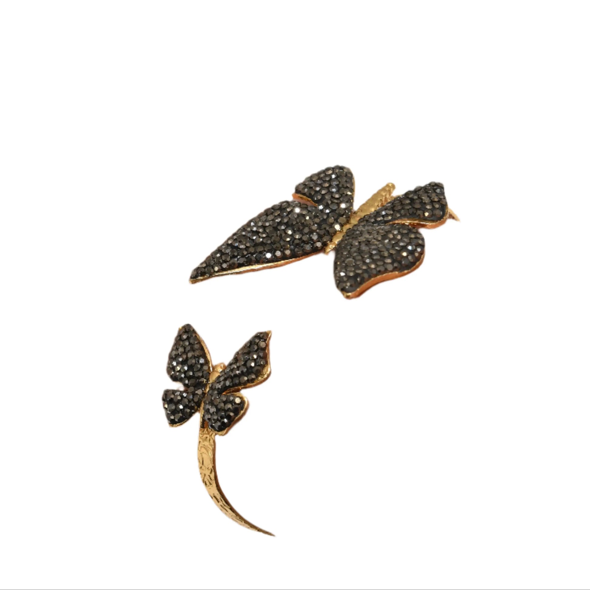 Black Zirconia Butterfly Bracelet Hey Bou