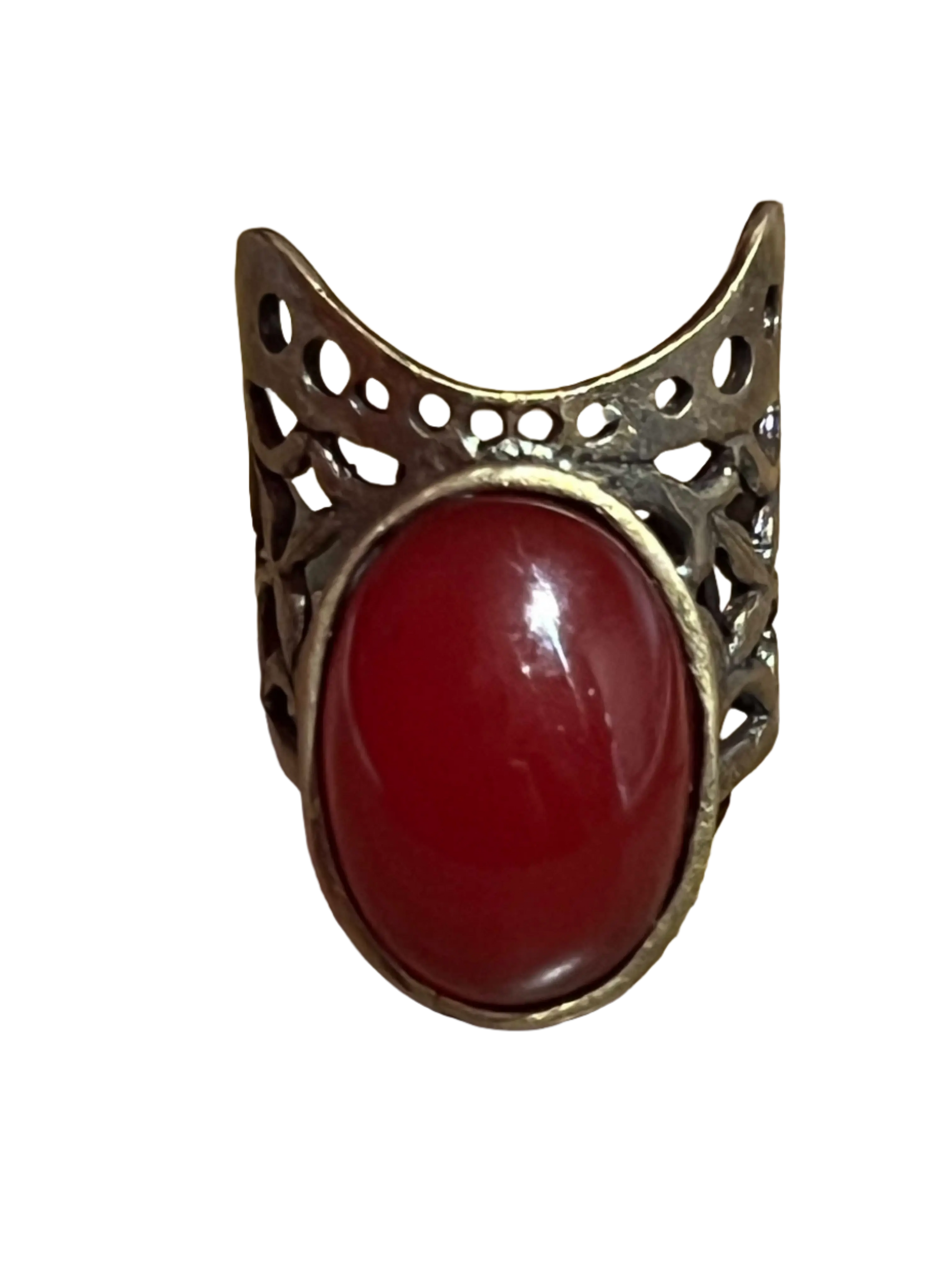 Brass Ring 'Intricate Red' Hey Bou