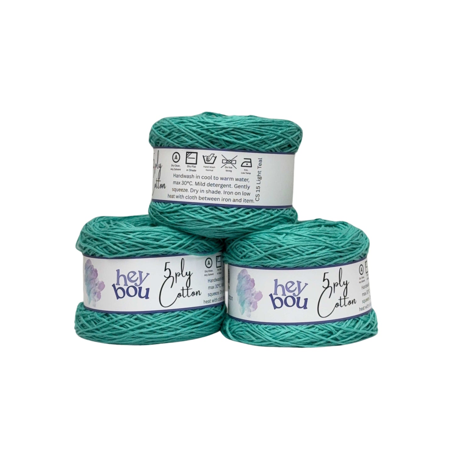 5 ply Cotton Yarn, 100% Cotton, 100g Ball HeyBou