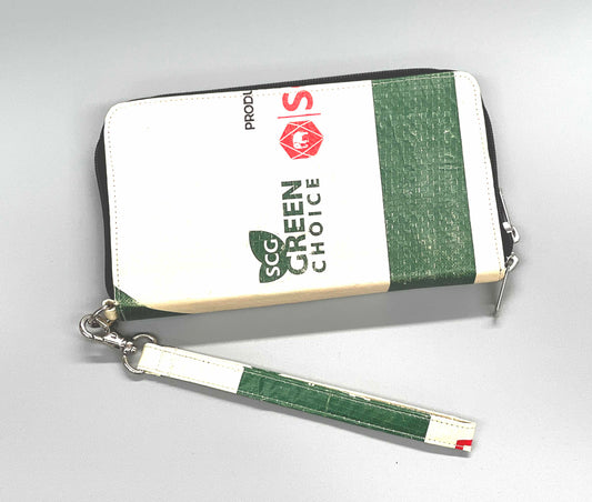 Cement Bag Recycled Wallet Village Works