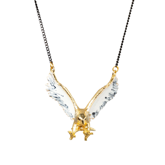 Gold Plated Eagle Necklace Hey Bou