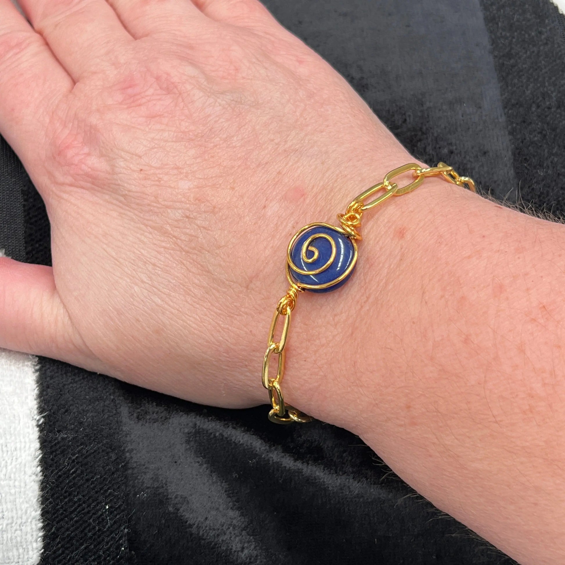 Gold Plated Agate Bracelets Hey Bou
