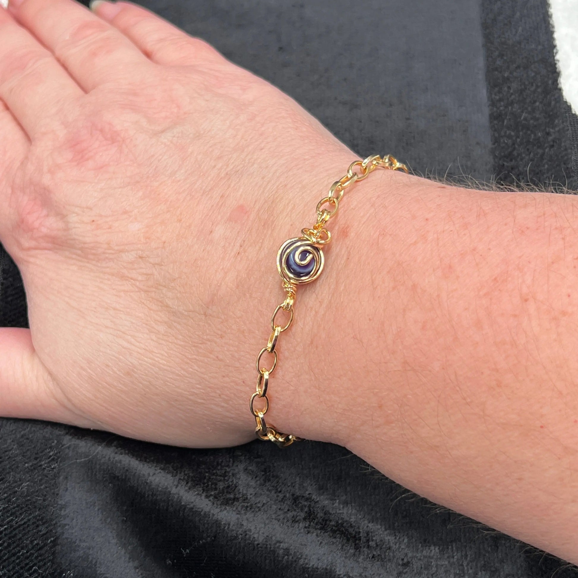 Gold Plated Agate Bracelets Hey Bou