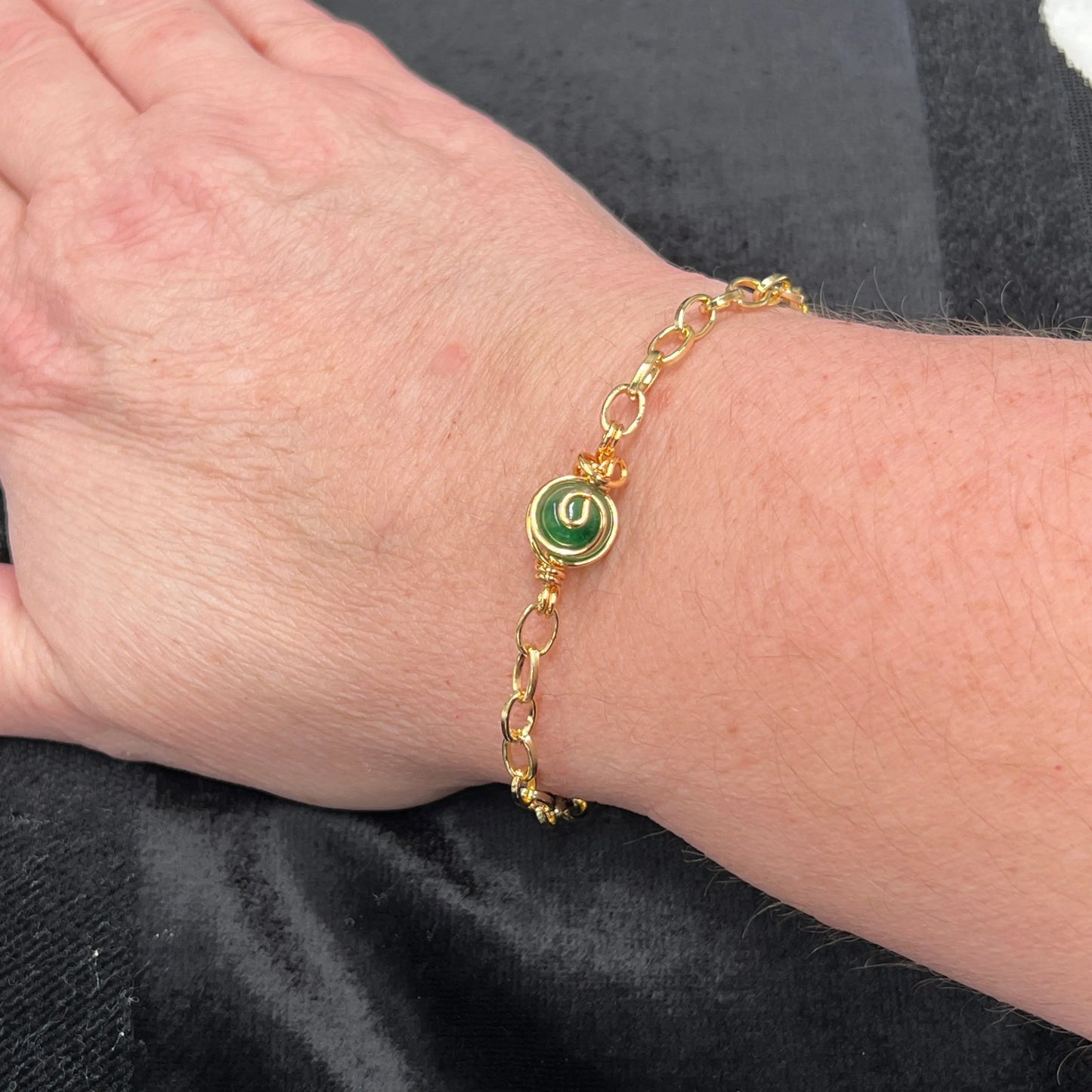 Gold Plated Agate Bracelets Hey Bou