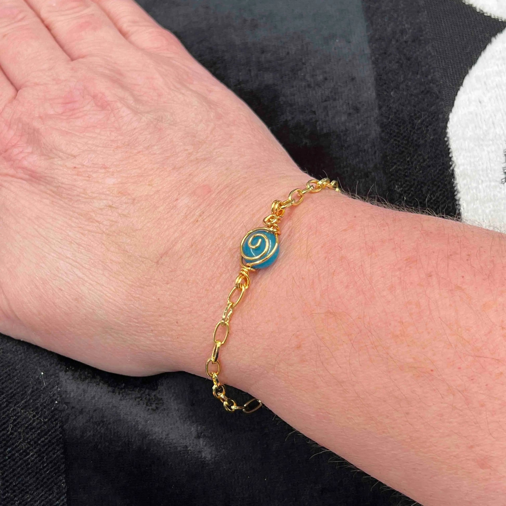 Gold Plated Agate Bracelets Hey Bou