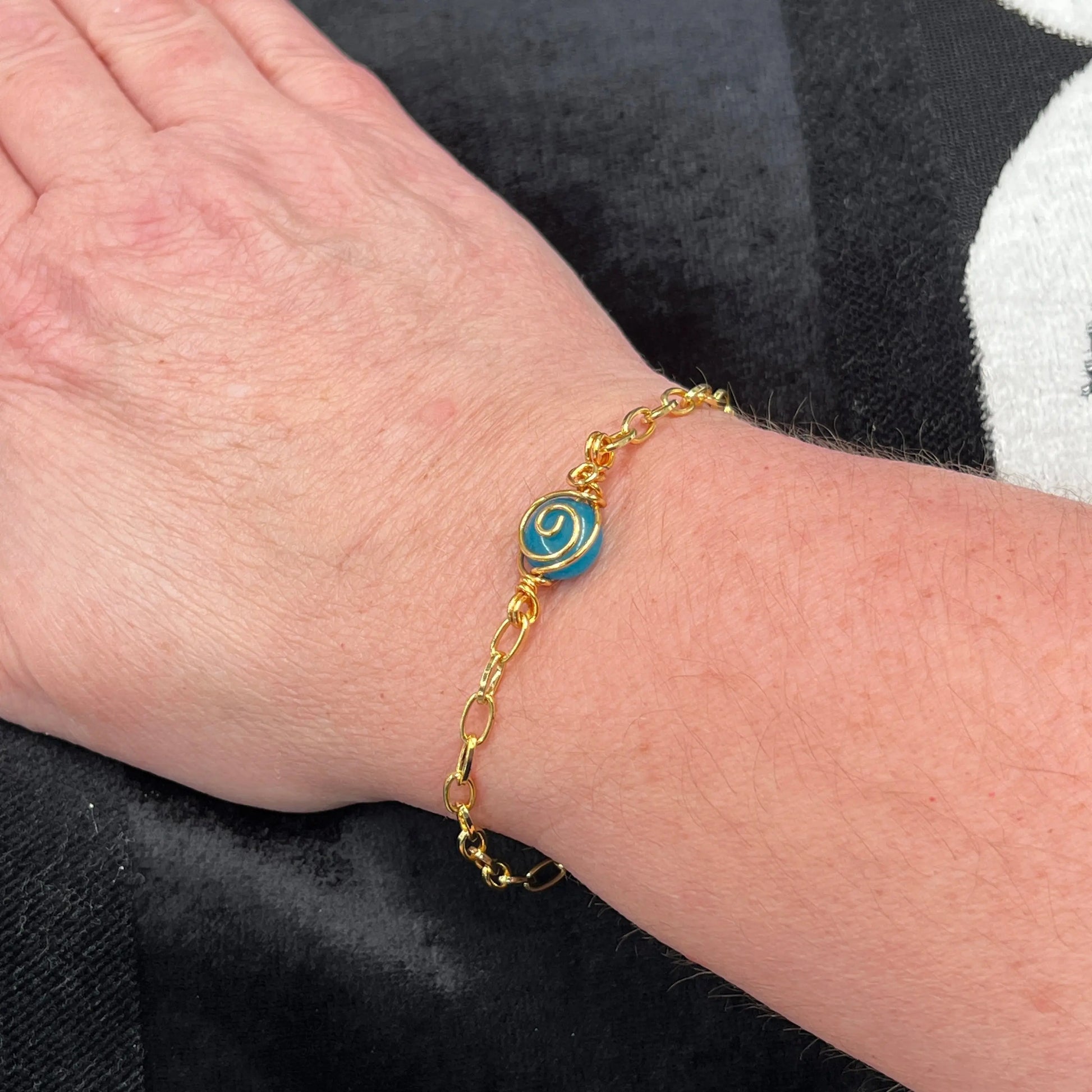 Gold Plated Agate Bracelets Hey Bou