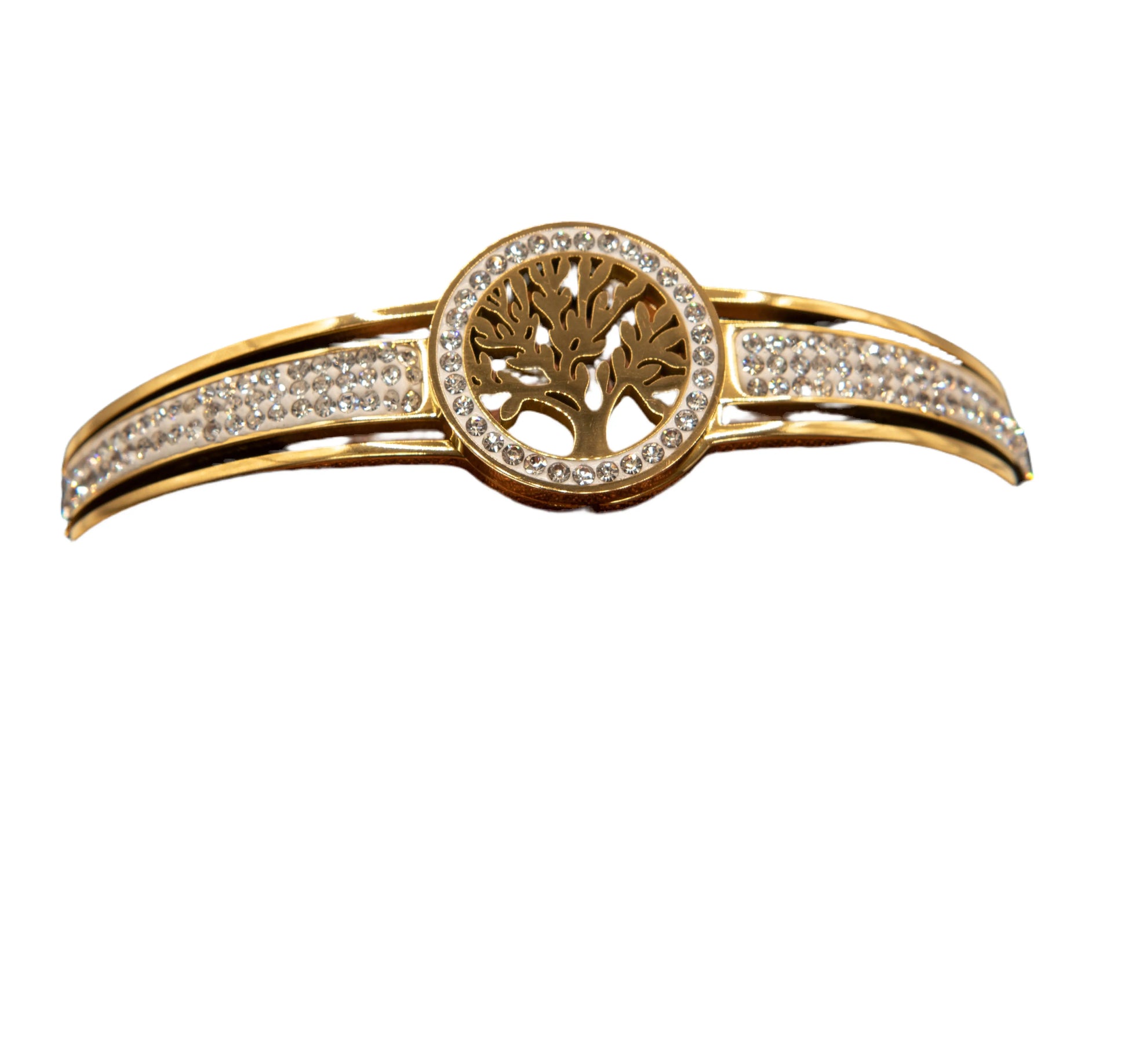 Tree of Life Bracelet Gold Stainless Steel Hey Bou