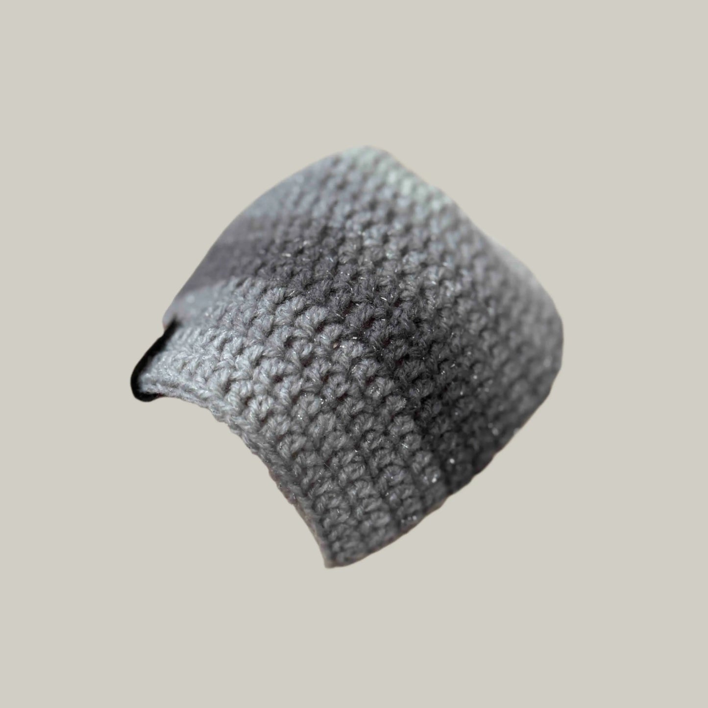 Greys 1 Double Crochet Sparkle Child Beanie 41-55cm H 16cm HeyBou - Made by Lisa