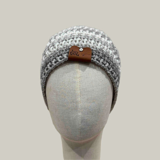 Greys Sparkle Moss Rib XL Adult Beanie 56-71cm H 21cm HeyBou - Made by Lisa