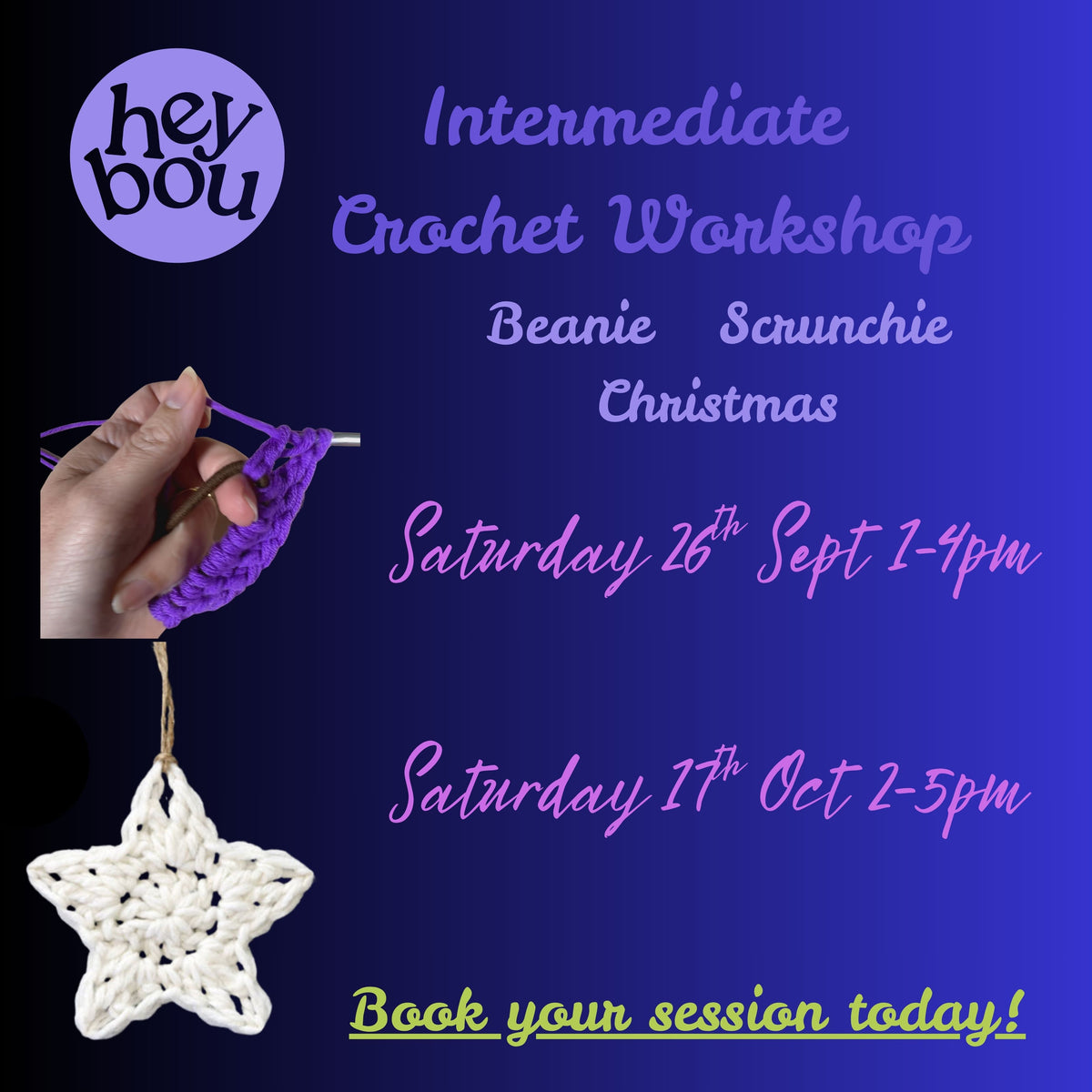 Intermediate Crochet Workshop