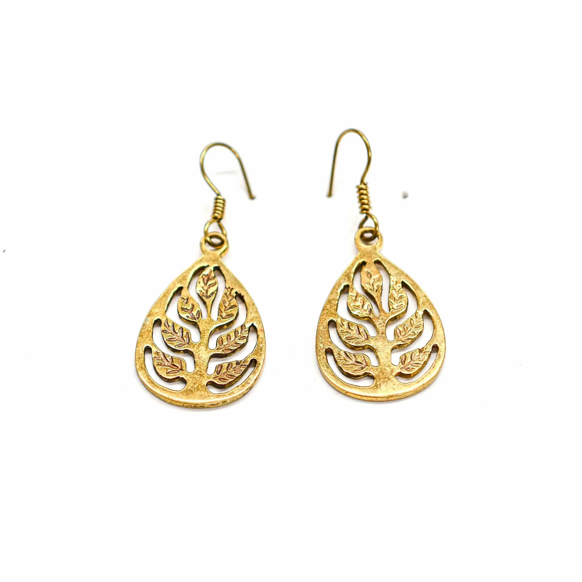 Leaf Bullet Earrings Khmer Life