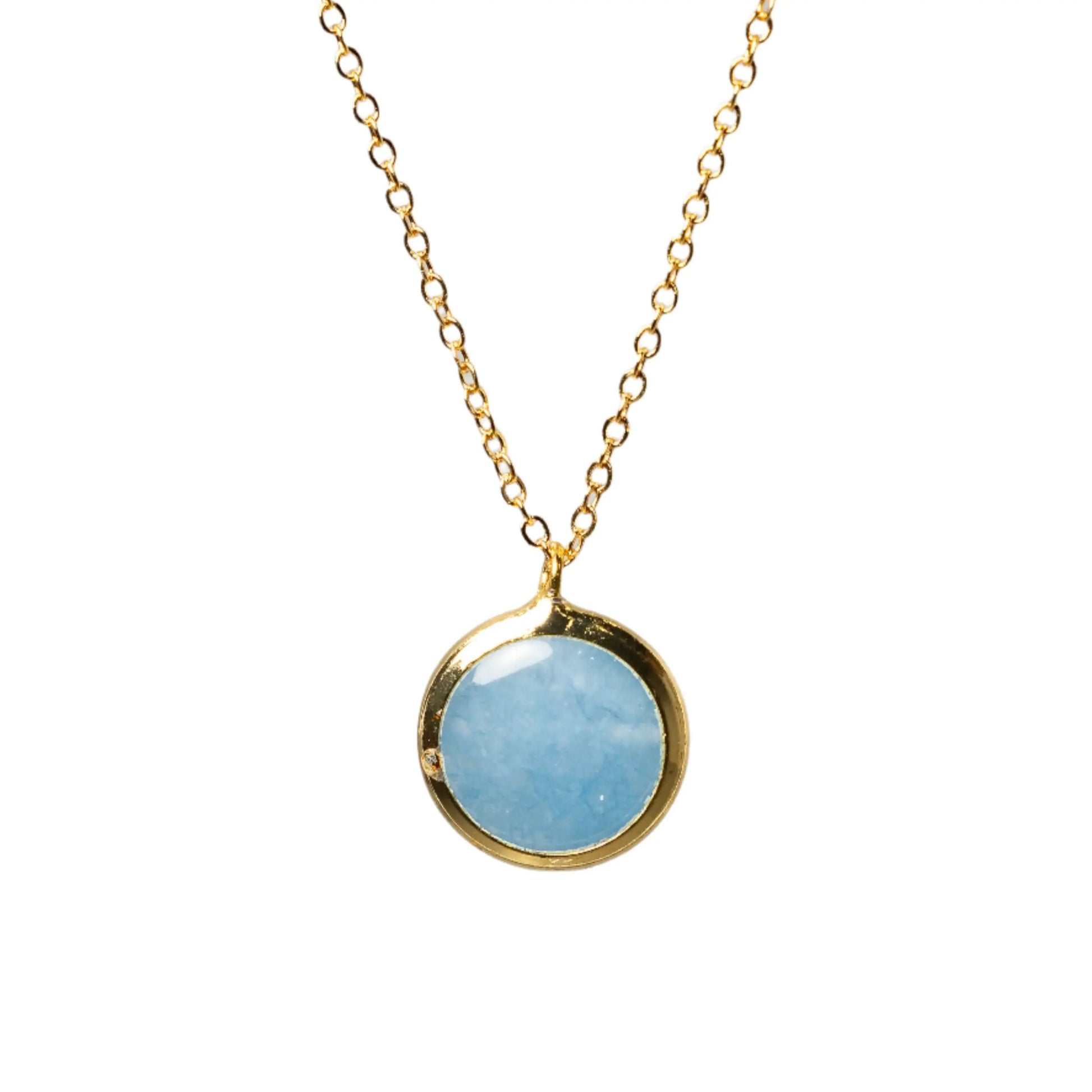 Gold Plated Classic Agate Necklaces Hey Bou