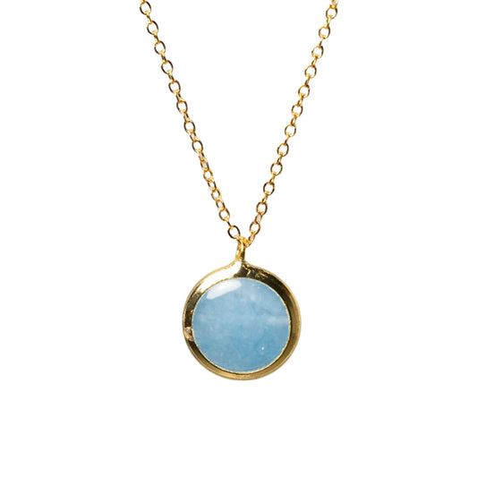 Gold Plated Classic Agate Necklaces Hey Bou