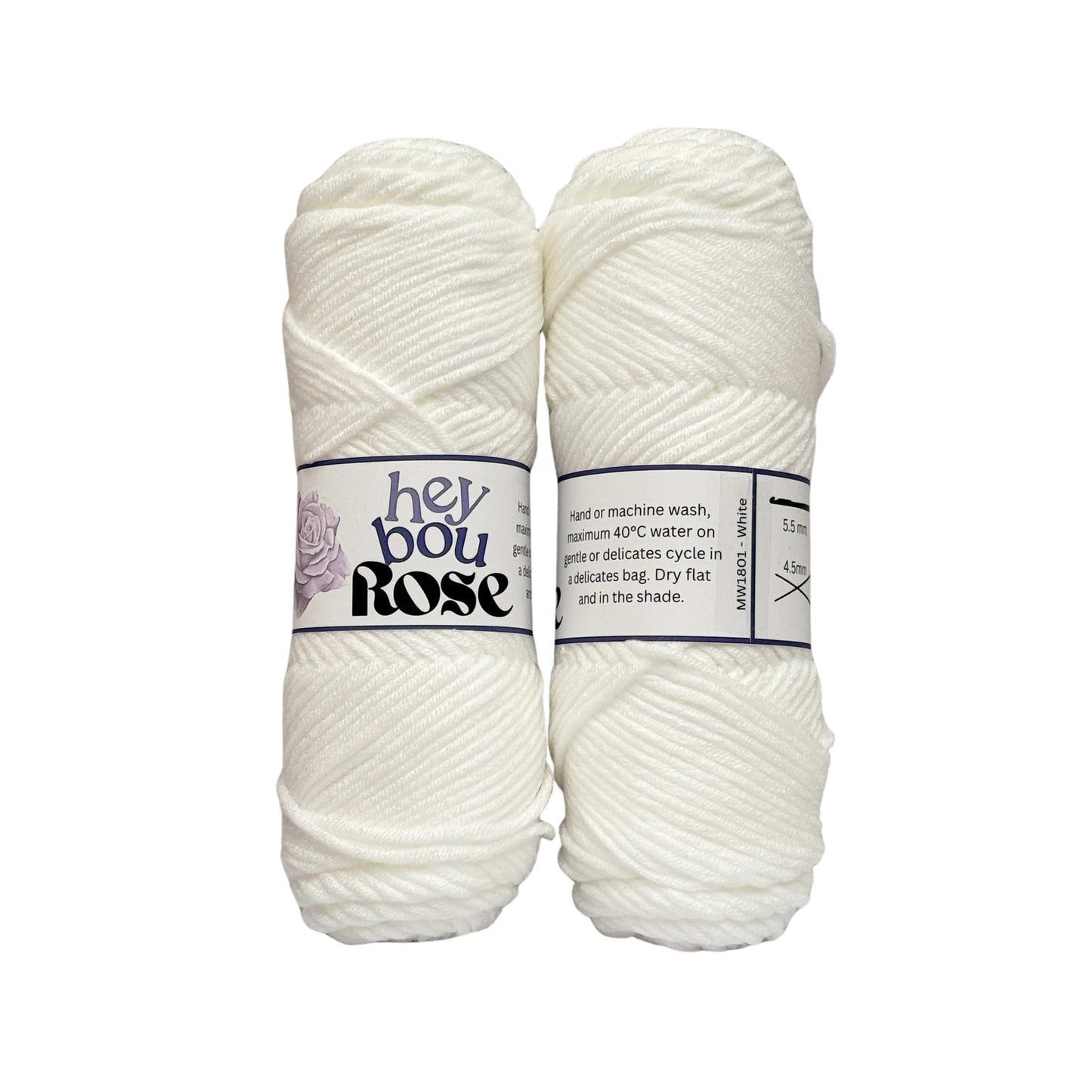 Rose Yarn, 100% Acrylic, 100g ball HeyBou