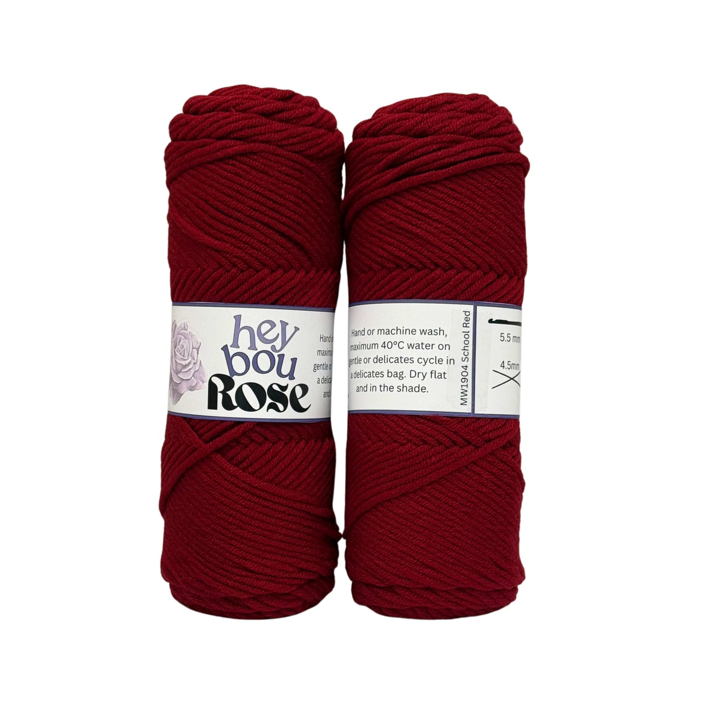 Rose Yarn, 100% Acrylic, 100g ball HeyBou