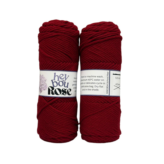 Rose Yarn, 100% Acrylic, 100g ball HeyBou