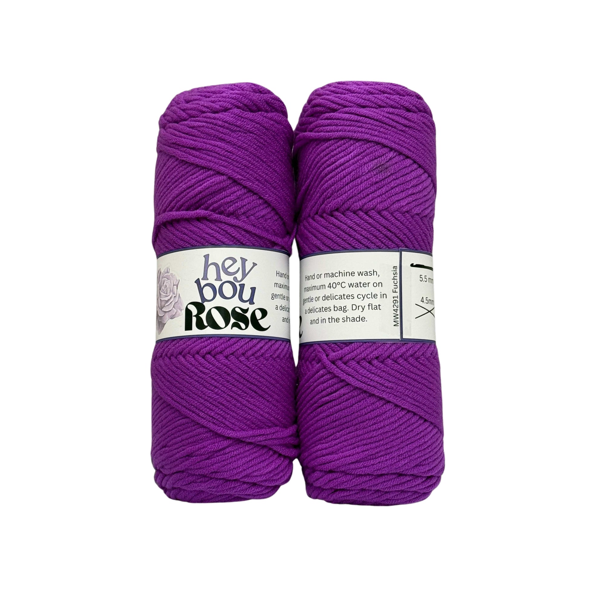 Rose Yarn, 100% Acrylic, 100g ball HeyBou