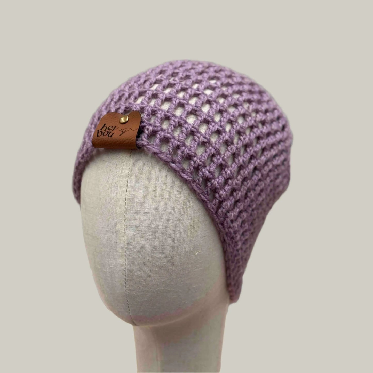Maeve Treble Crochet Long Adult Beanie 51-70cm H 24cm HeyBou - Made by Lisa