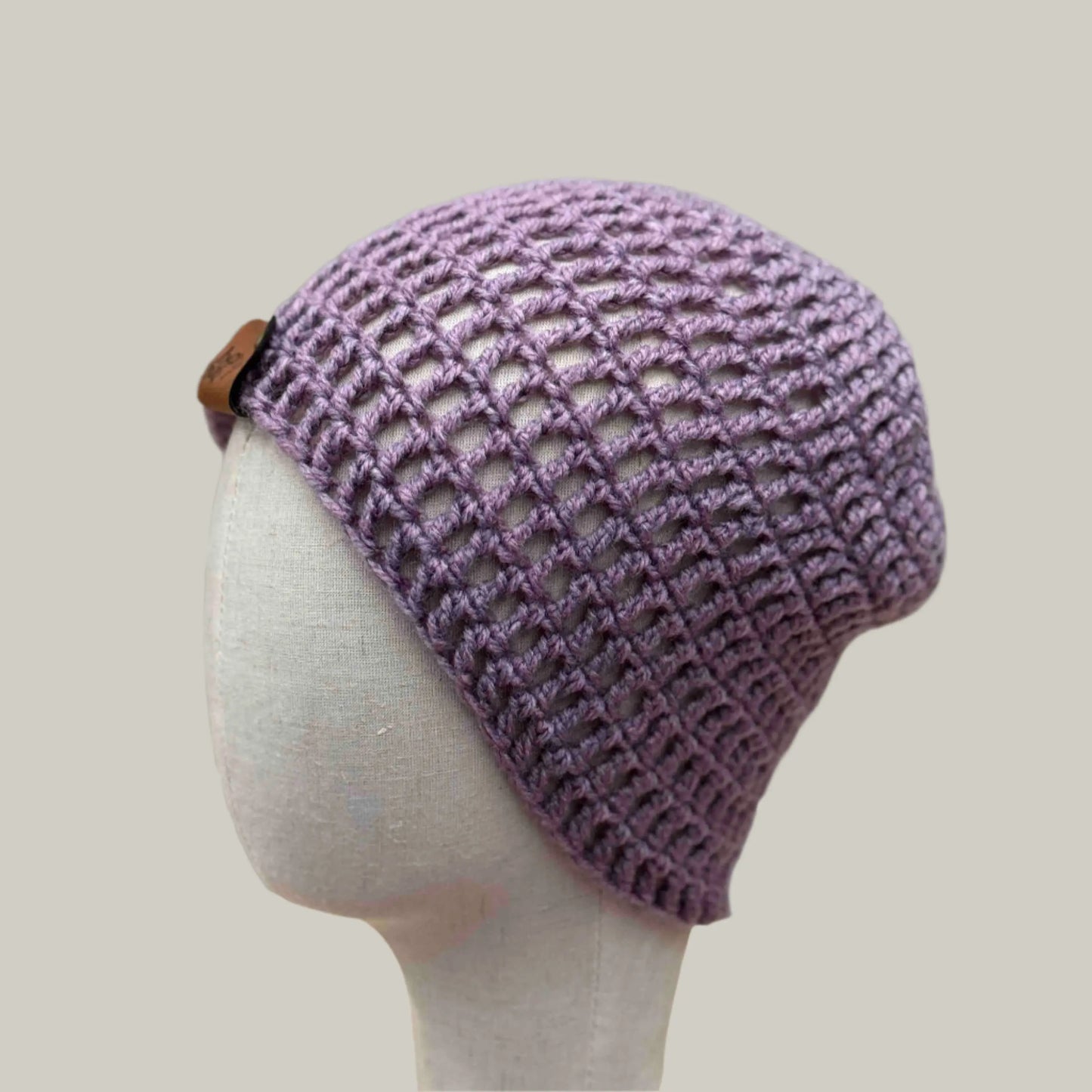 Maeve Treble Crochet Long Adult Beanie 51-70cm H 24cm HeyBou - Made by Lisa