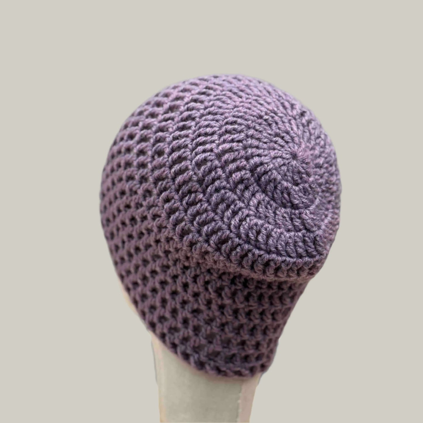 Maeve Treble Crochet Long Adult Beanie 51-70cm H 24cm HeyBou - Made by Lisa