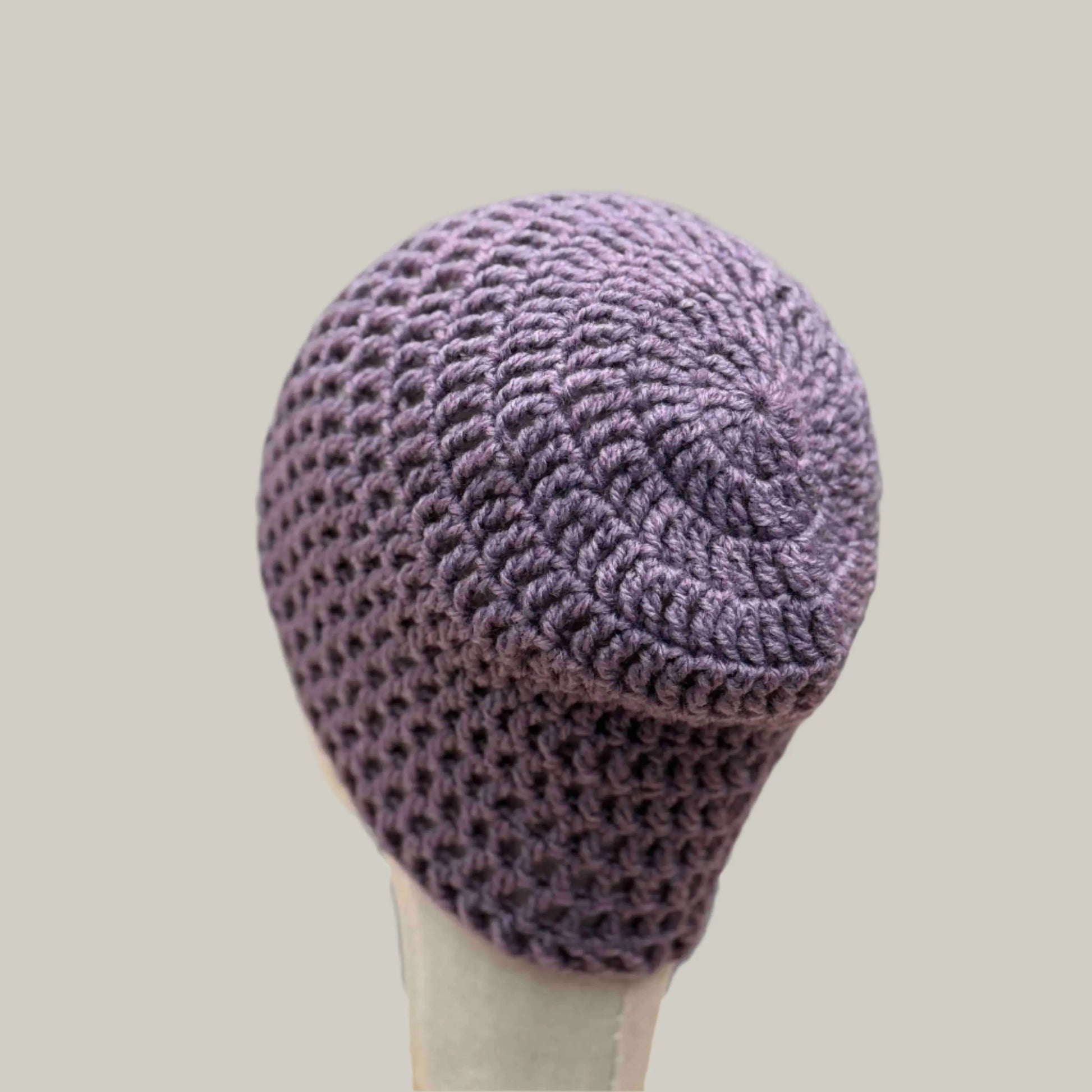 Maeve Treble Crochet Long Adult Beanie 51-70cm H 24cm HeyBou - Made by Lisa