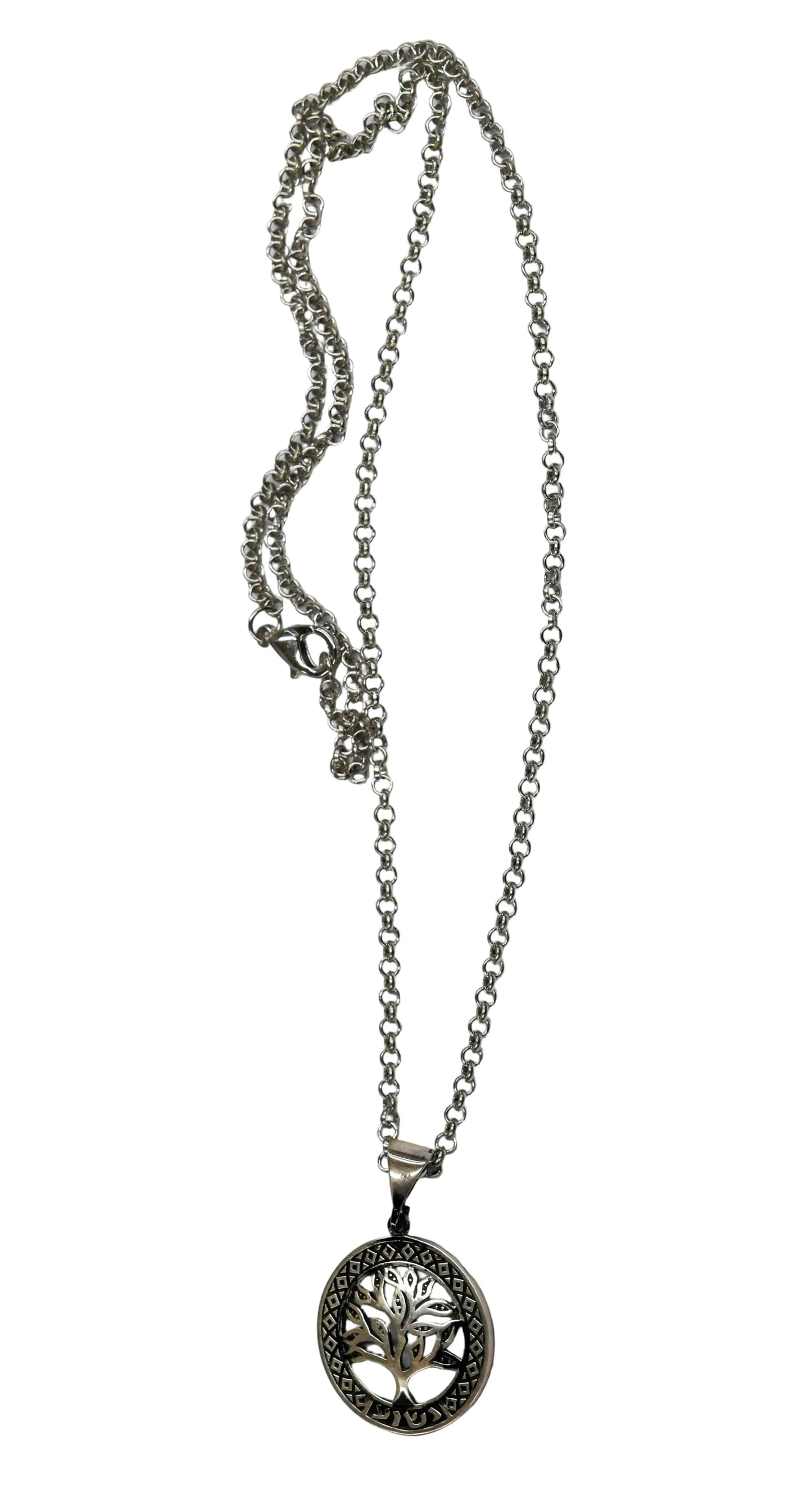 Medium Jerusalem Tree of Life Sterling Silver Necklace Hey Bou