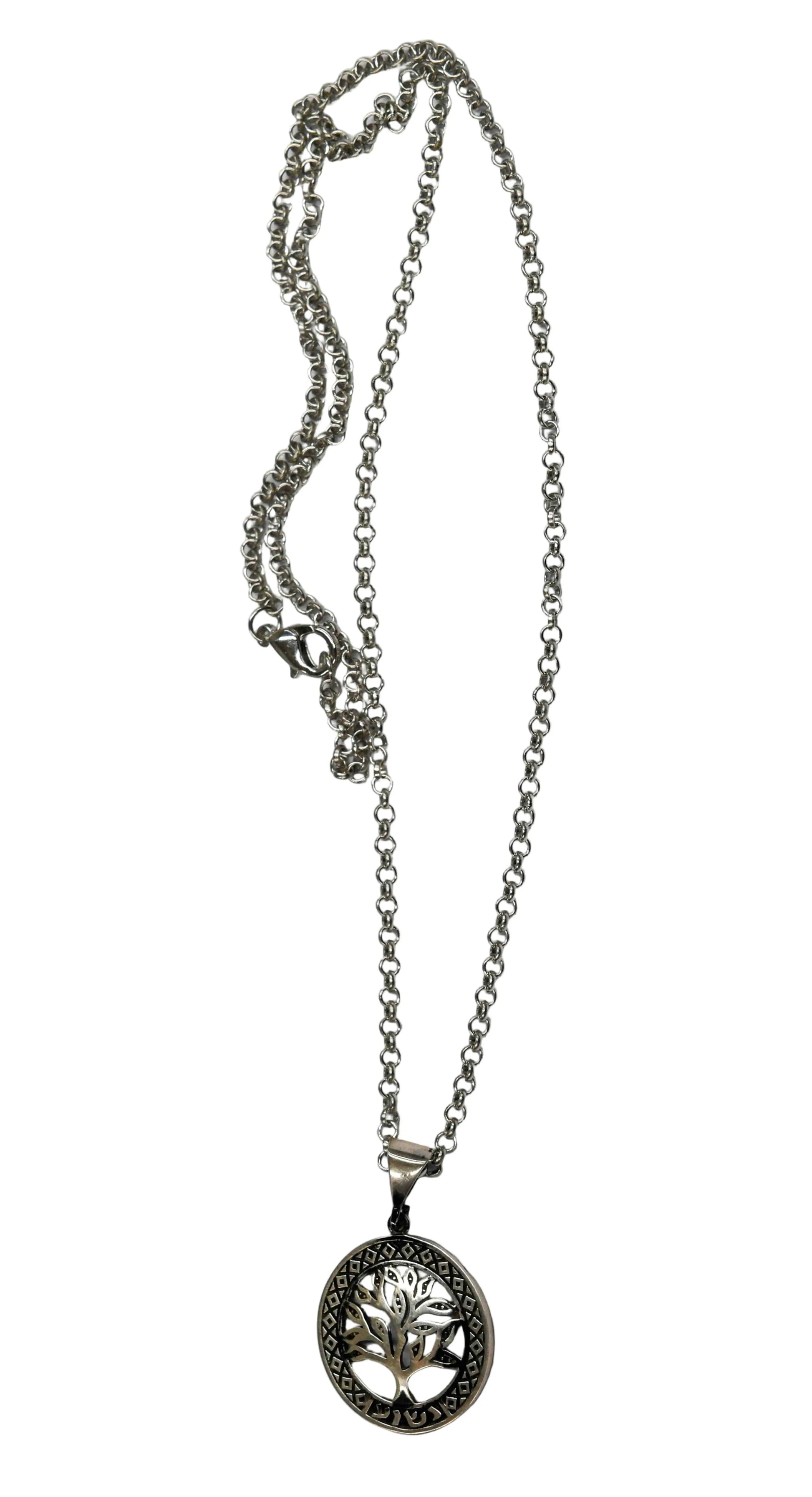 Medium Jerusalem Tree of Life Sterling Silver Necklace Hey Bou