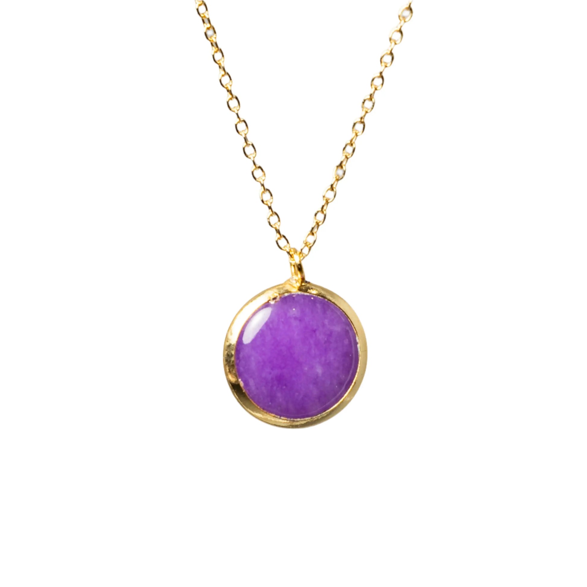 Gold Plated Classic Agate Necklaces Hey Bou