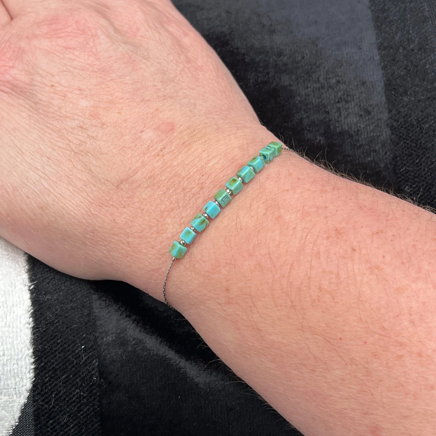 Rhodium Agate Bracelets Hey Bou