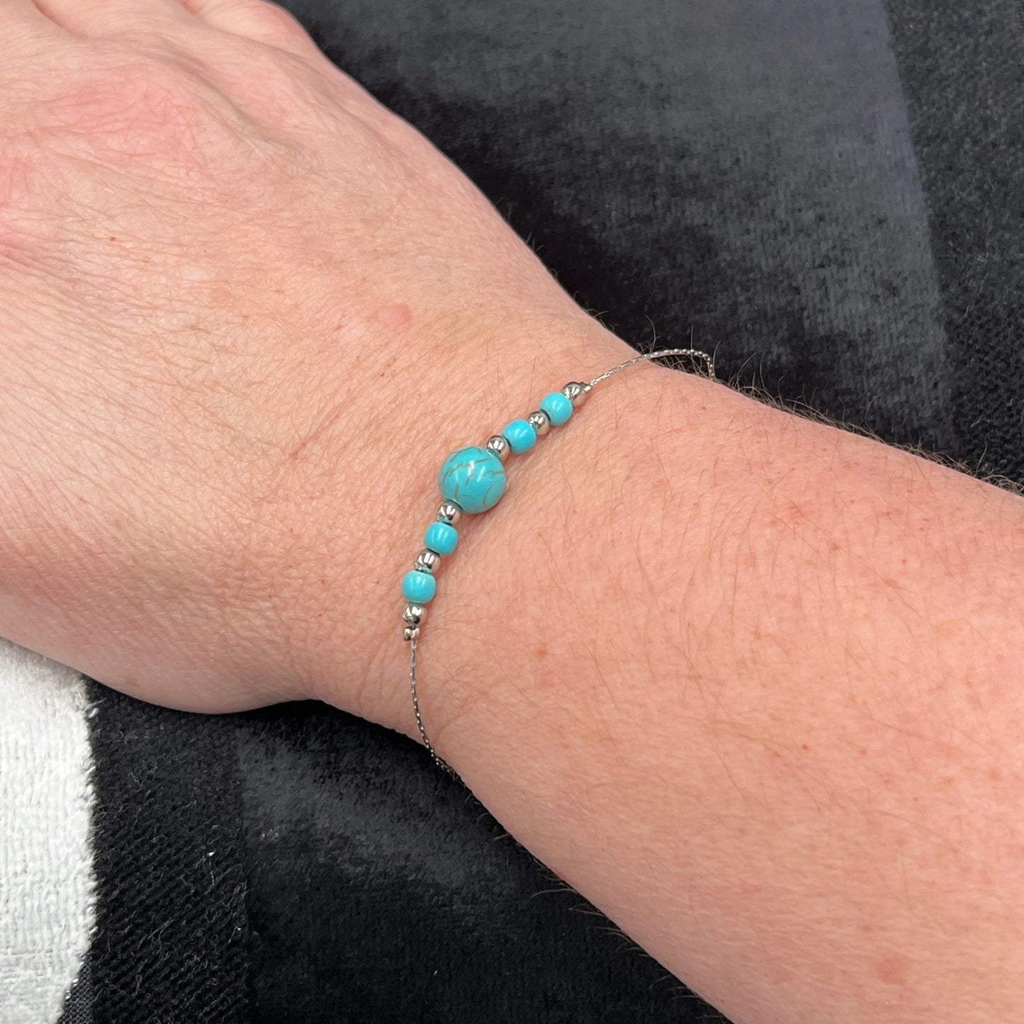 Rhodium Agate Bracelets Hey Bou