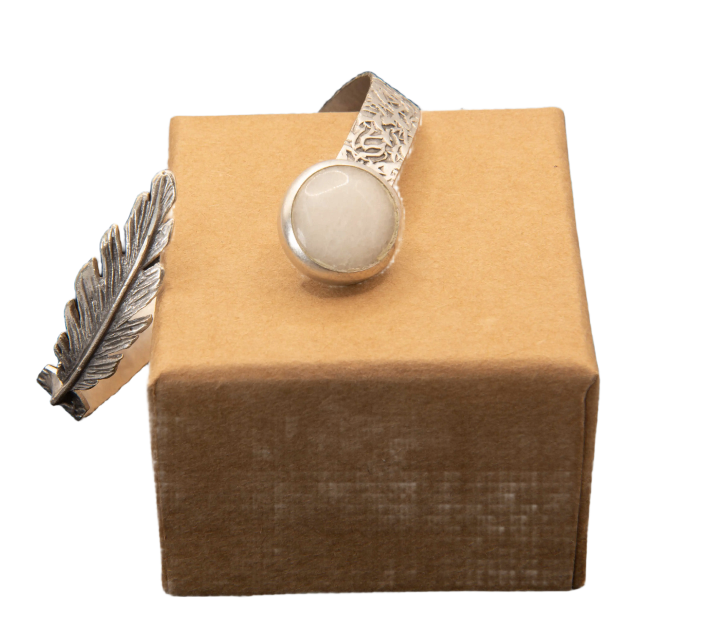 Silver Plated Leaf Bracelet Hey Bou