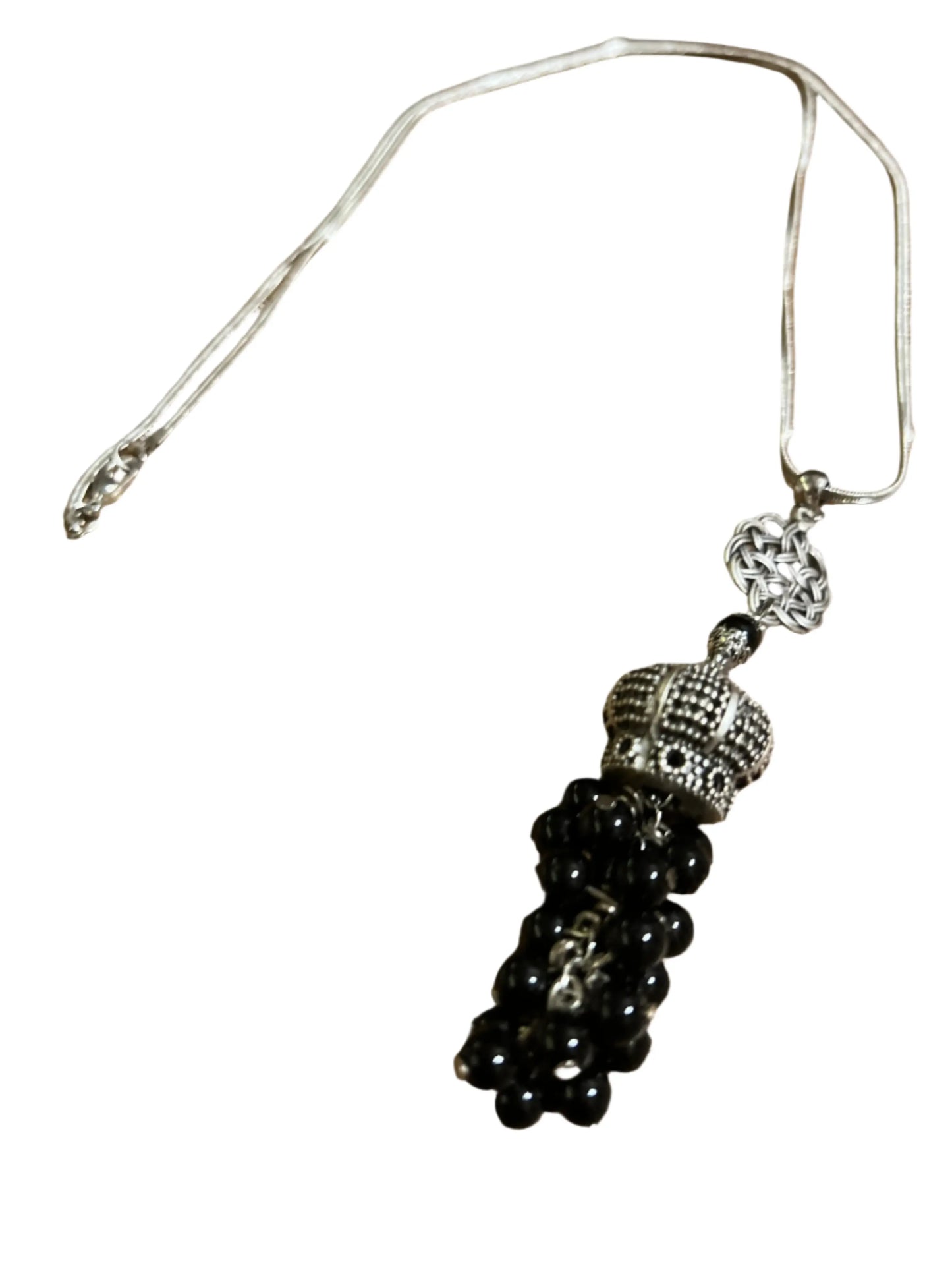 Silver Plated Crown Necklace Hey Bou