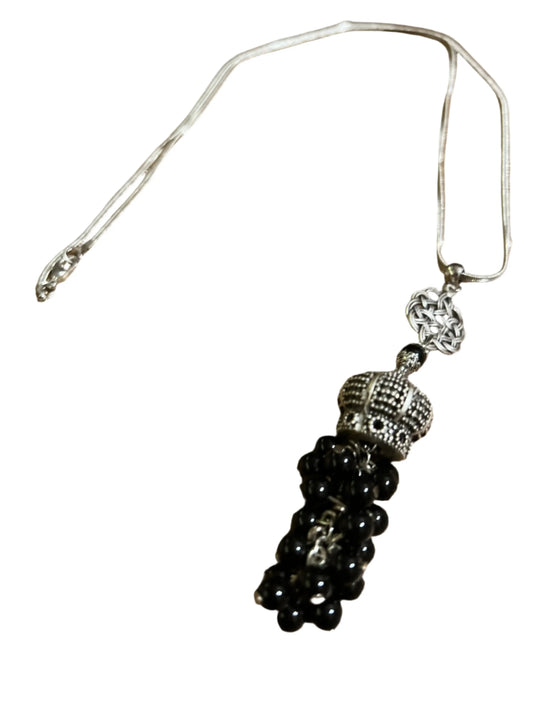 Silver Plated Crown Necklace Hey Bou