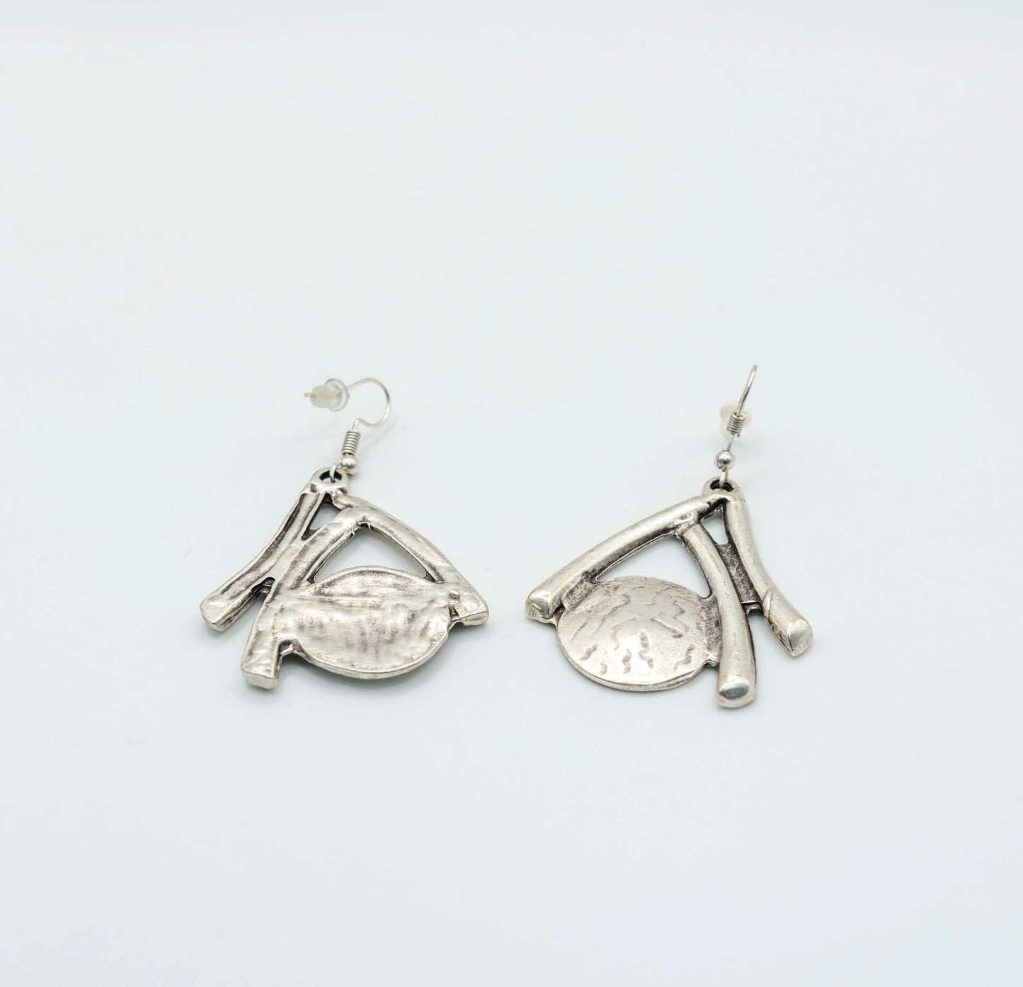 Silver Plated Gokturk Earrings Hey Bou