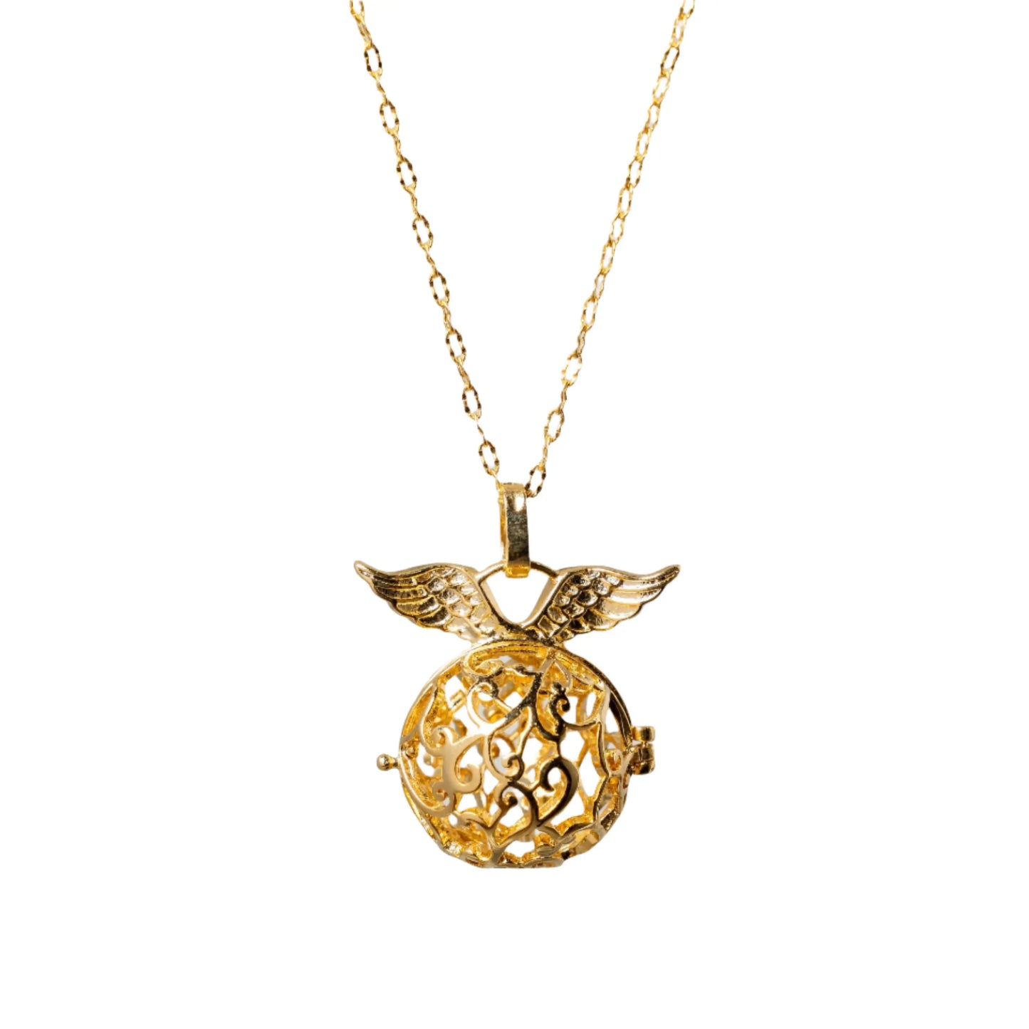 HP Winged Locket Necklace Hey Bou