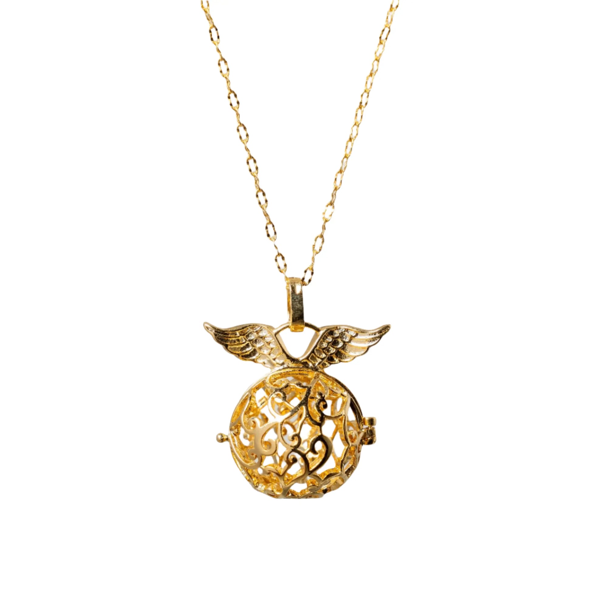 HP Winged Locket Necklace Hey Bou