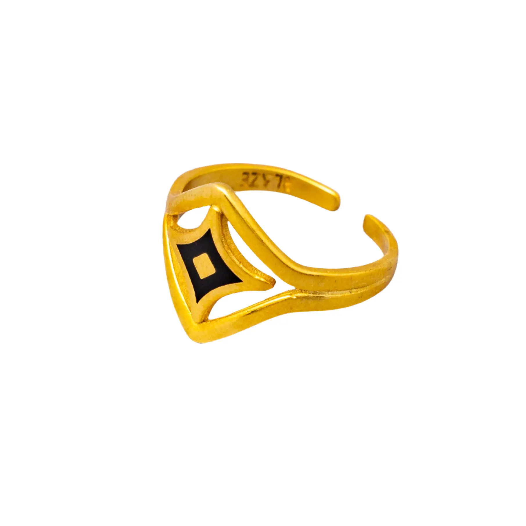 Gold Plated Star Ring Hey Bou