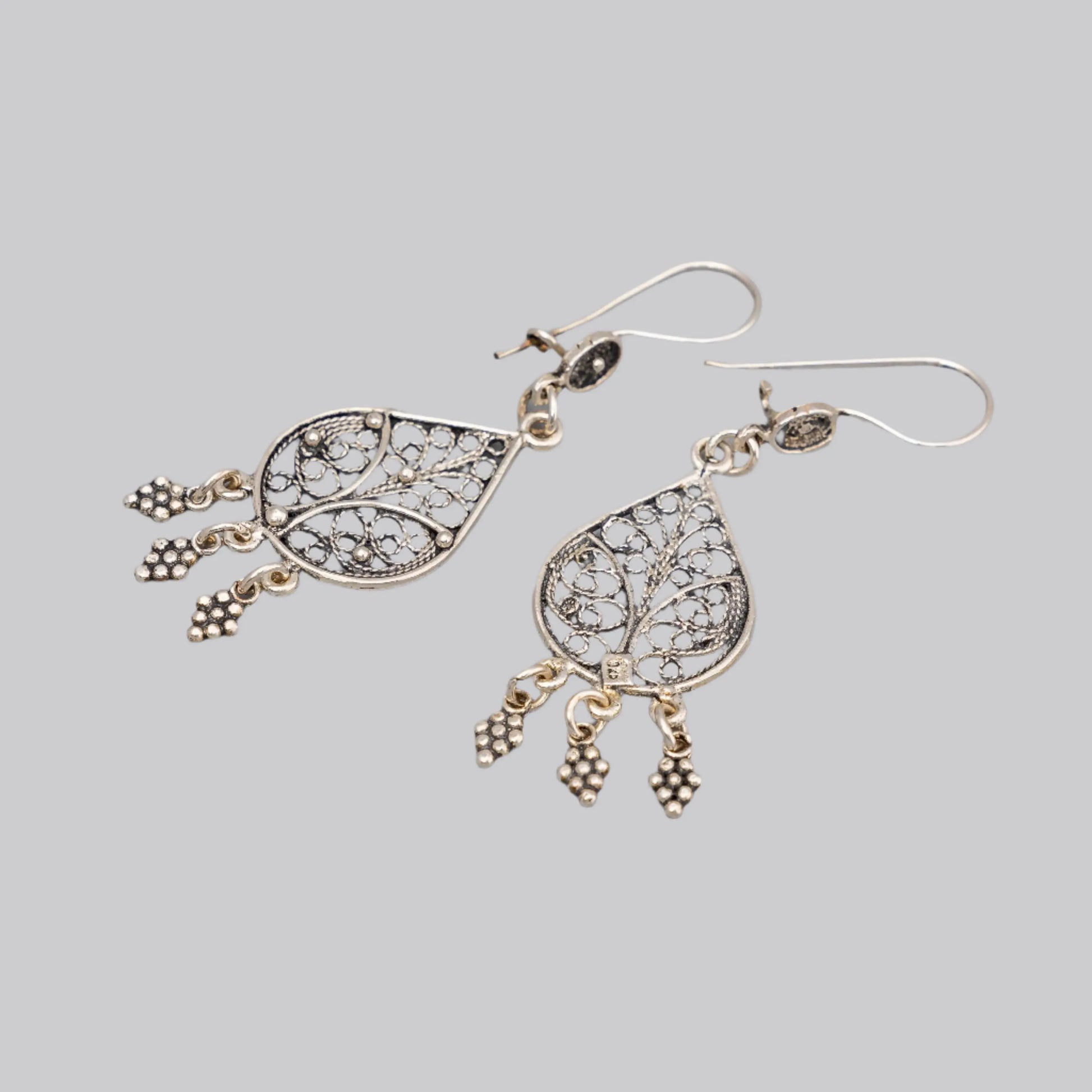 Sterling Silver 925 Earrings Hey Bou