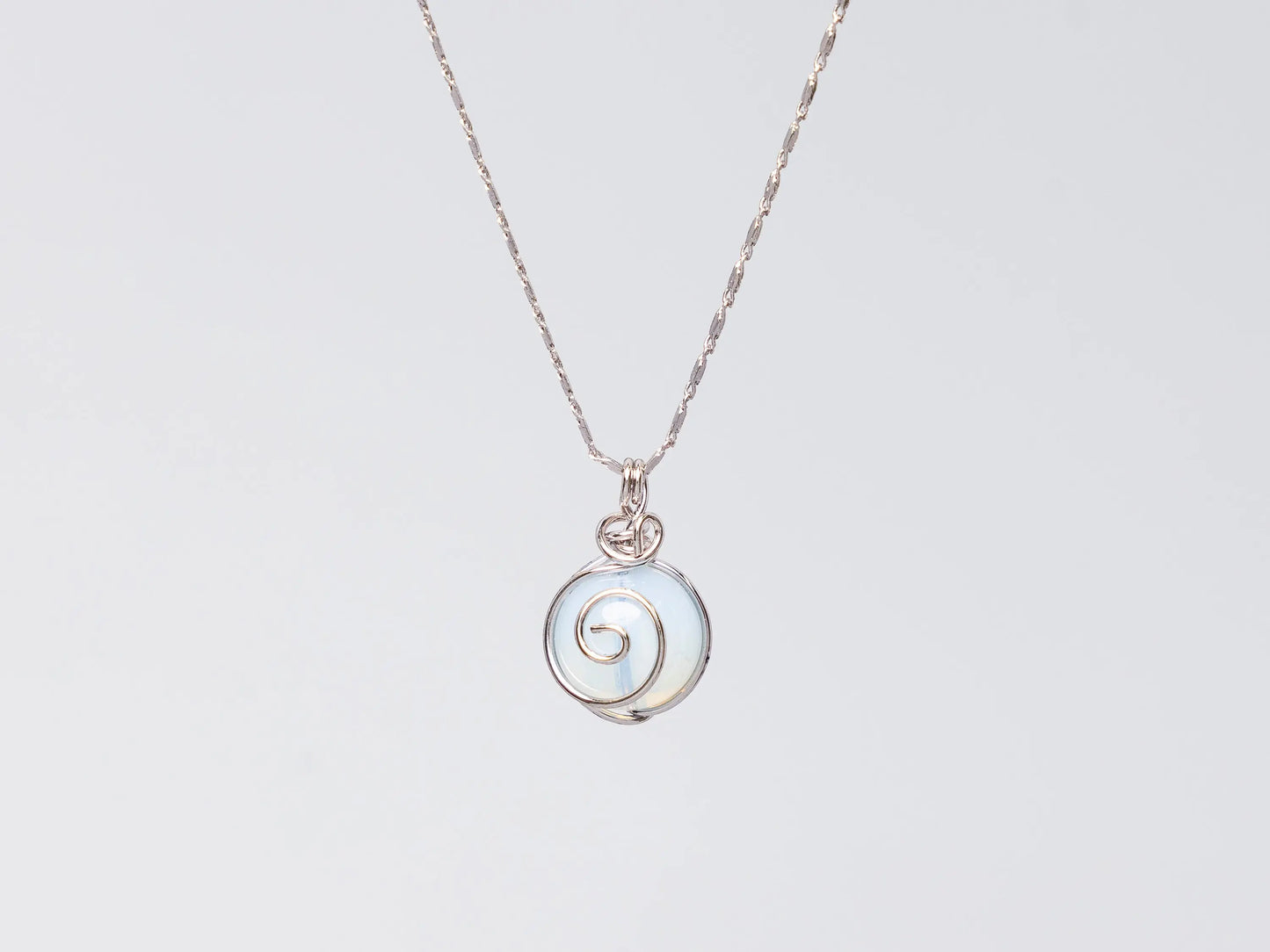 Rhodium Agate Necklaces Hey Bou