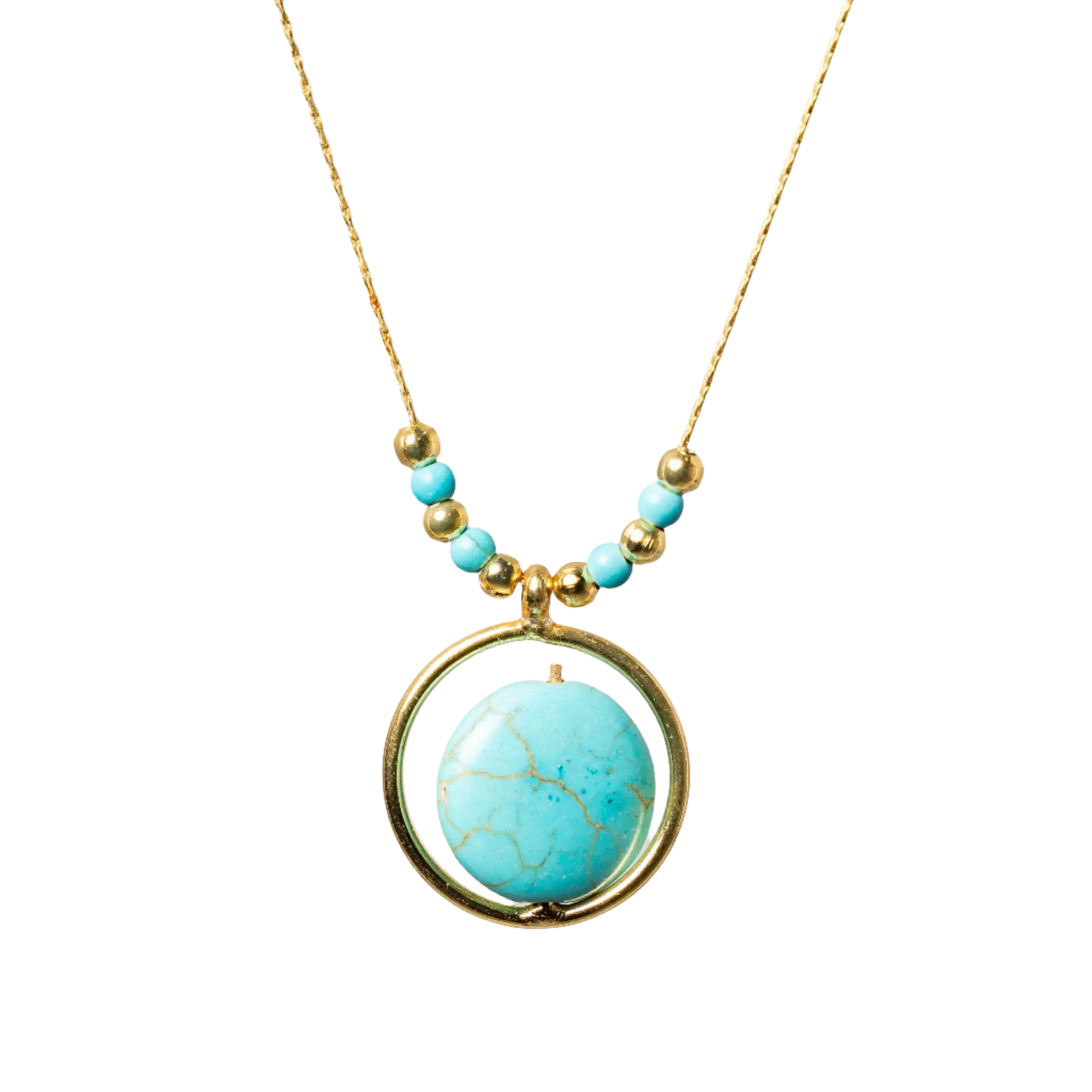 Gold Plated Turquoise Amethyst Necklaces Hey Bou